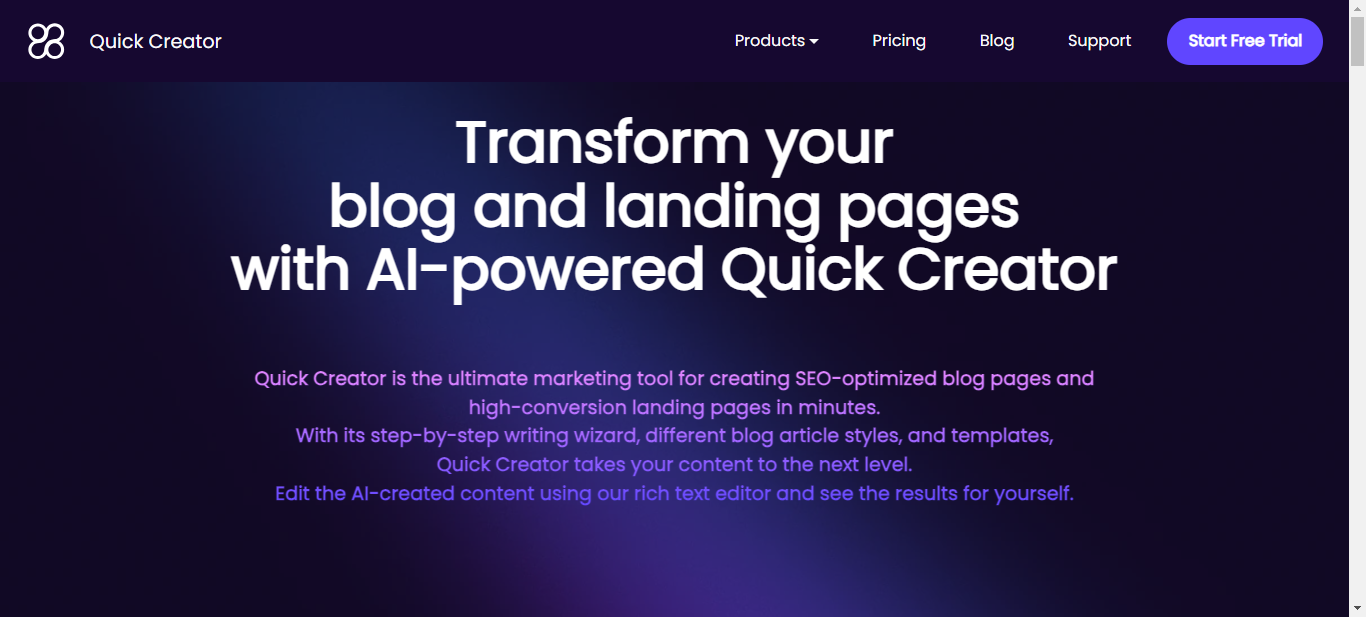Quick Creator - AI SEO tool