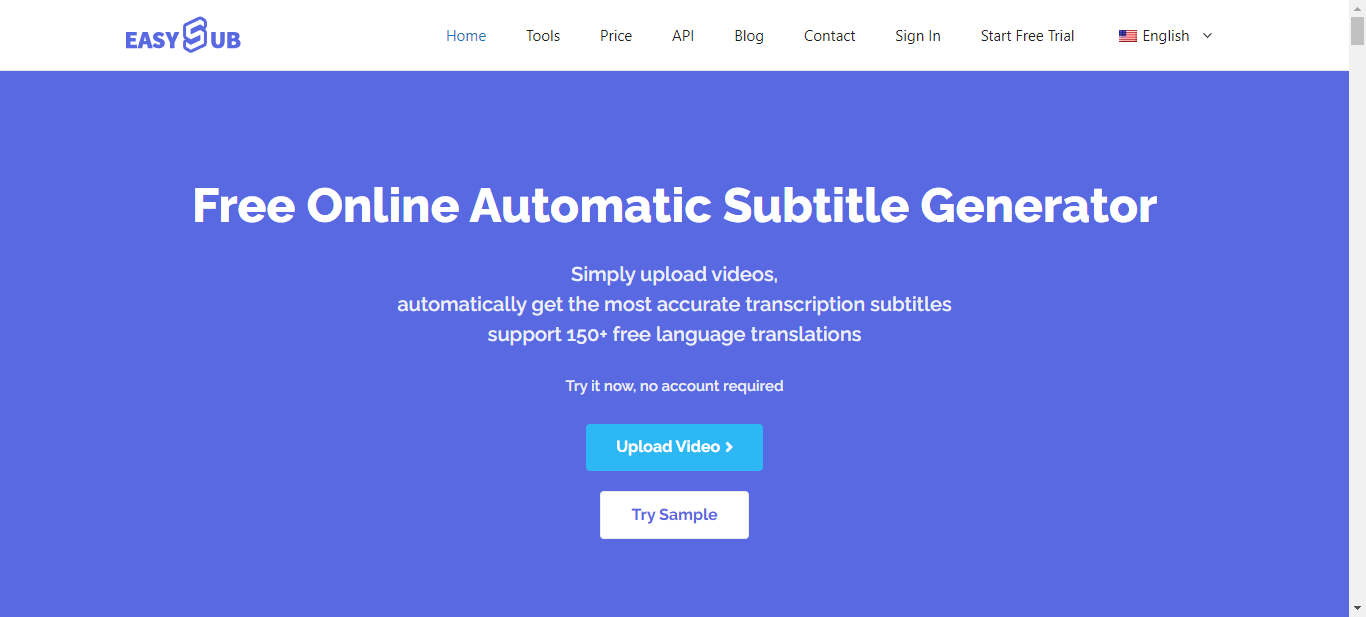 EasySub - AI Video Generator tool