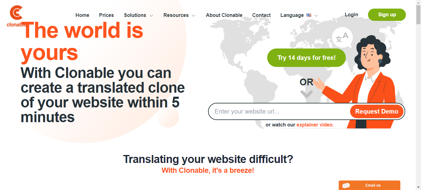 Clonable - AI Website Builder tool