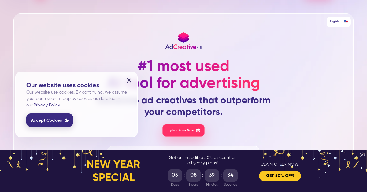 AdCreativeAI - AI Marketing tool
