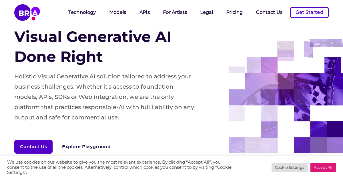 Bria - AI Image Generator tool