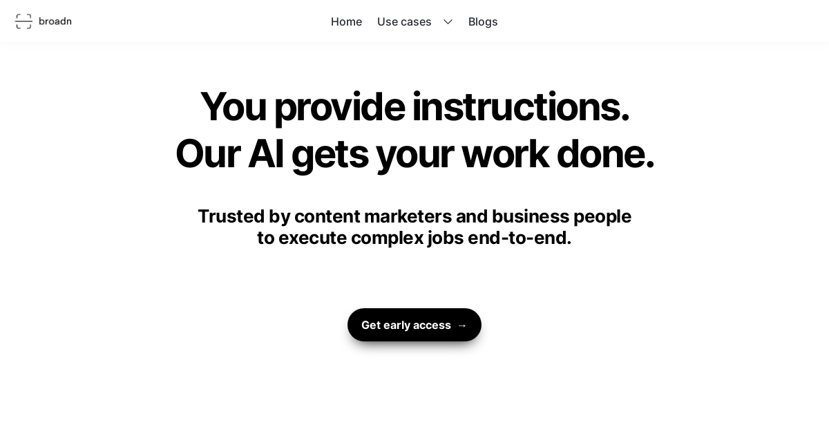 Broadn - AI Startup tool