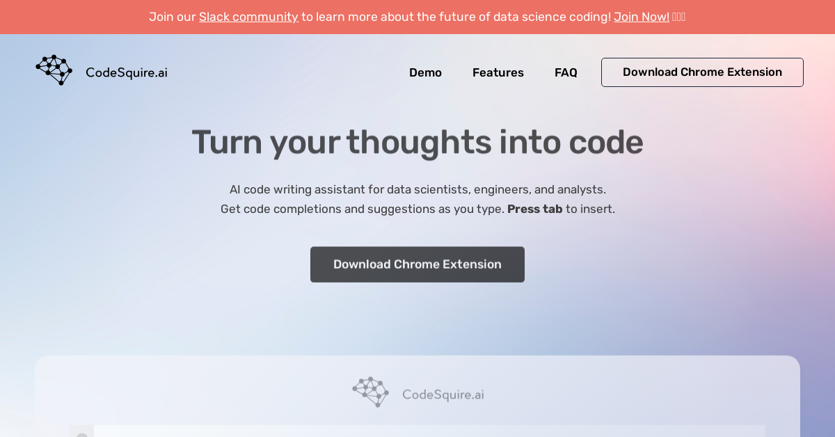 CodeSquire - AI Code assistant tool