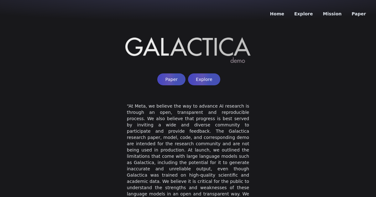Galactic - AI Writing tool