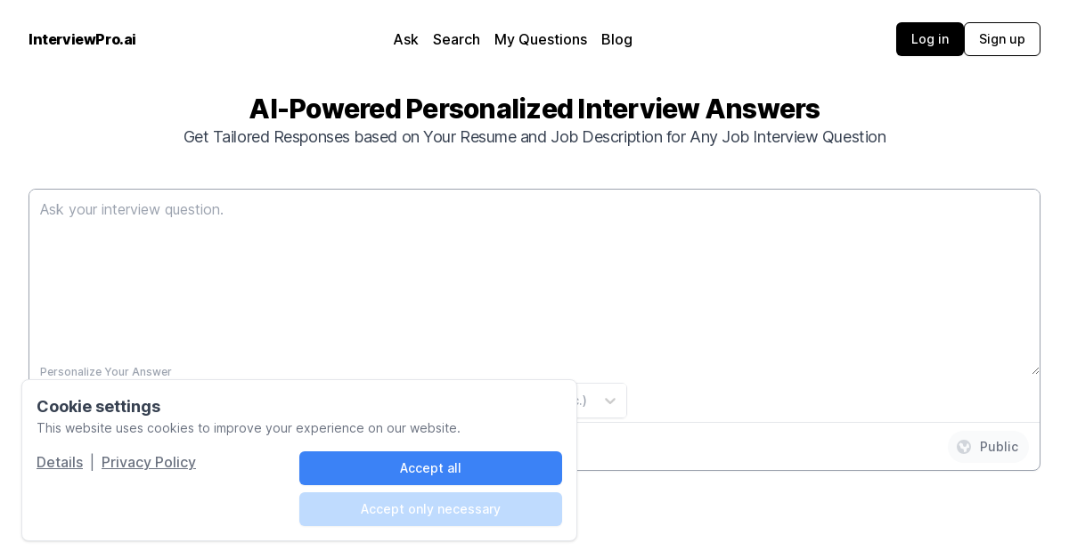 InterviewPro - AI Productivity tool