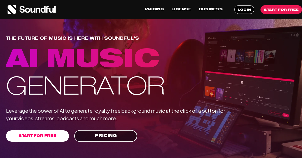 Soundful - AI Audio Generator tool